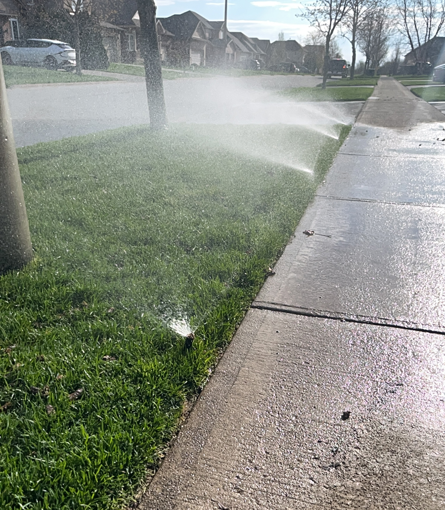 Rain Your Way sprinkler installation showcase image 1